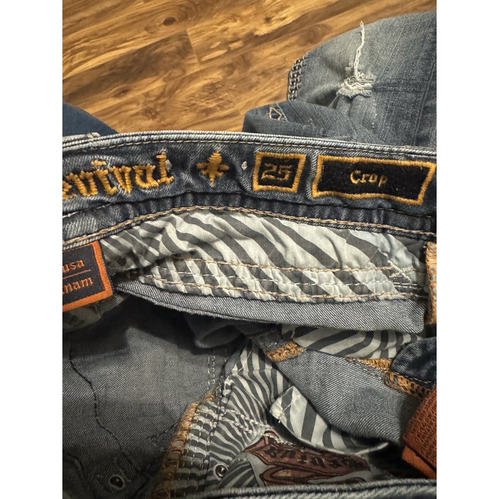 Rock Revival Jeans Women's 25 Crop Bootcut - Picture 4 of 6